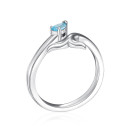 Серебряное кольцо с фианитом (OL03356A-R/12/1273)