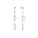 Серебряные серьги-подвески (KCV120_OR-E/12)