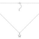 Серебряное колье Звездочка с перламутром EN00985-K/12/1101