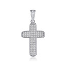 Серебряный крестик с фианитами G00031-P/12/1