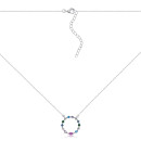 Серебряное колье с фианитами HC-1461-S-K/12/21251