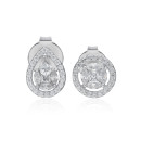 Серебряные серьги с фианитами HJES-638-W-S-E/12/1