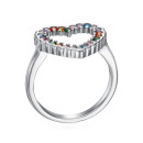 Серебряное кольцо с фианитами HJR-490-7-S-R/12/21204