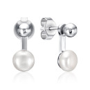 Серебряные серьги с жемчугом JB02398-E/12/4564