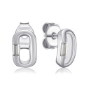 Серебряные серьги с фианитом JB03074-E/12/1