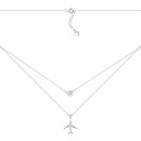 Серебряное колье с фианитами JC02248-K/12/1