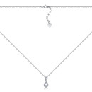 Серебряное колье с фианитами  JC02323-K/12/1