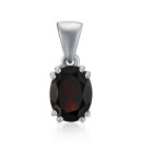Серебряная подвеска с гранатом KRS 627-GR-P/12/5069