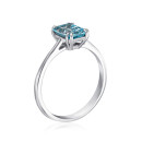 Серебряное кольцо с топазом KRS 629-TOP-R/12/16114