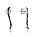 Серебряные серьги с фианитами (ME15378A-E/12/526)