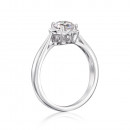 Серебряное кольцо с фианитом (ML12990A-R/12/1)