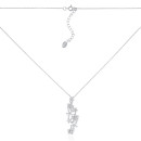 Серебряное колье с фианитами (MN12291AA-K/12/1)