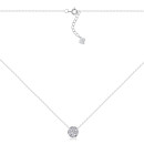 Серебряное колье с фианитами NE34581-K/12/1