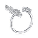 Фаланговое серебряное кольцо с фианитами OL03316A-R/12/1