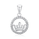 Серебряная подвеска с фианитами PE40155-P/12/1