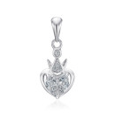 Серебряная подвеска с фианитами  PE40546-P/12/1