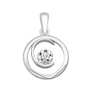Серебряная подвеска с фианитами (PE40702)
