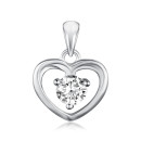 Серебряная подвеска с фианитом PE41045-P/12/1