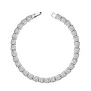 Серебряный браслет с фианитами (95-0043б)