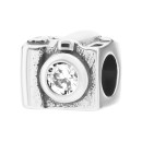 Серебряная бусина шарм с фианитами (PK00514)