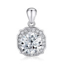 Серебряная подвеска с фианитами PS00307-P/12/1