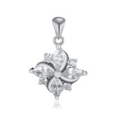 Серебряная подвеска с фианитами PS00309-P/12/1