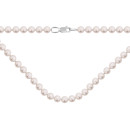Серебряное колье с жемчугом (PS6736б)