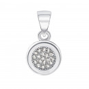 Серебряная подвеска с фианитами (PSS 0148P П.Rh)