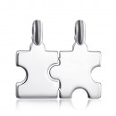 Серебряная подвеска «Пазл» без вставки. (PTGXX000046-P/12)