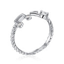 Серебряное кольцо Ноты с фианитами (RI34571-R/12/1)