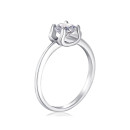 Серебряное кольцо с фианитом RI36099-R/12/1