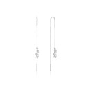 Серебряные серьги-протяжки с фианитами (SE00332-E/12/1)