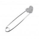 Серебряная булавка (7161р-CZ)