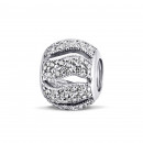 Серебряная бусина шарм (39002)