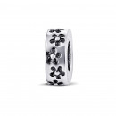 Серебряная бусина шарм Цветок (2A00381)