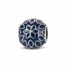 Серебряная бусина шарм Цветы (2A00774)