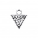 Серебряная подвеска для серег-конго (ПВ780(зв)с)