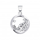 Серебряная подвеска с фианитами (1PE44345)