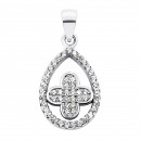 Серебряная подвеска с фианитами (1PE45435)