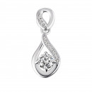Серебряная подвеска с фианитами (1PE64812)