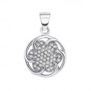 Серебряная подвеска с фианитами (1PE65964)