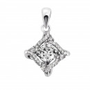 Серебряная подвеска с фианитами (1PE66799)