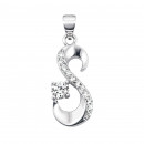 Серебряная подвеска с фианитами (1PE67010)