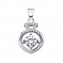 Серебряная подвеска с фианитами (1PE67132)