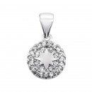 Серебряная подвеска с фианитами (1SE62565P)