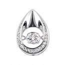 Серебряная подвеска с фианитами (1SE62609P)