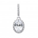 Серебряная подвеска с фианитами (3953р-CZ)