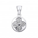 Серебряная подвеска с фианитами (TP163016)