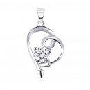 Серебряная подвеска с фианитом (PE37895-16)