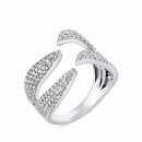 Серебряное кольцо с фианитами (1144/1р-CZ)